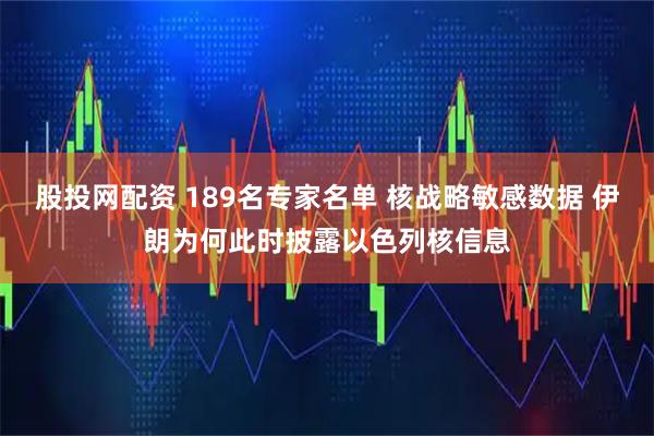 股投网配资 189名专家名单 核战略敏感数据 伊朗为何此时披露以色列核信息